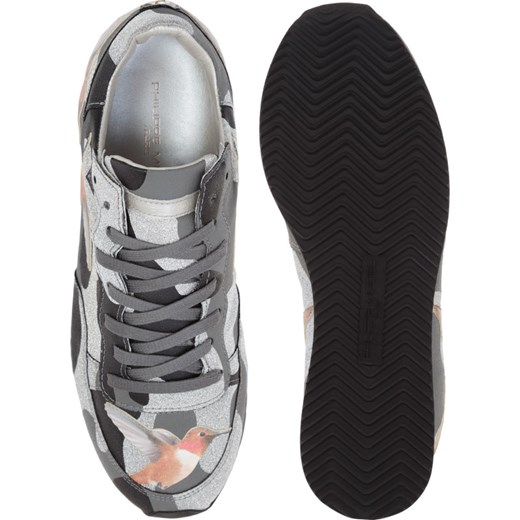 Buty sportowe damskie Philippe Model sneakersy młodzieżowe sznurowane skórzane 