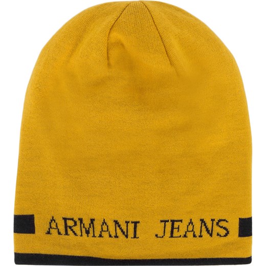 Armani Jeans Dwustronna czapka wełniana