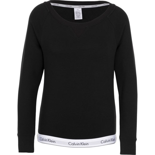 Bluza damska czarna Calvin Klein Underwear krótka 