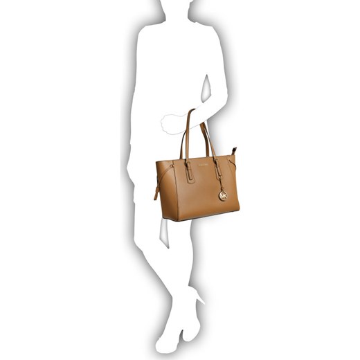 Shopper bag Michael Kors na ramię matowa 