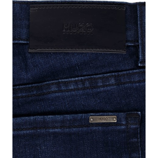 Hugo Boss jeansy damskie w miejskim stylu niebieskie 