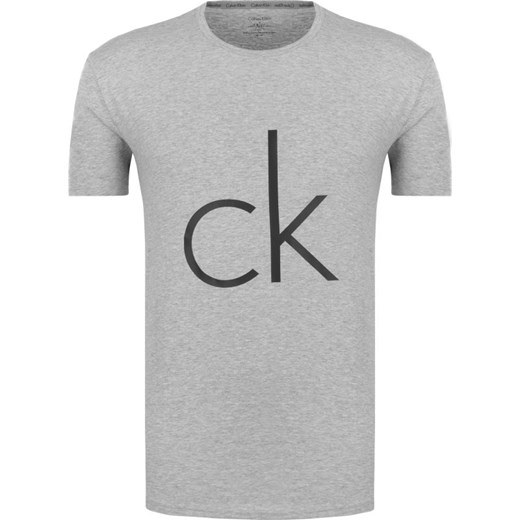 T-shirt męski Calvin Klein Underwear szary z krótkim rękawem 