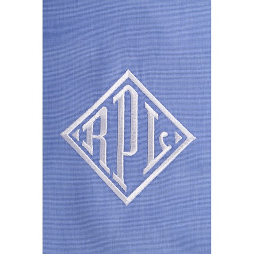 Koszula damska Polo Ralph Lauren niebieska bez wzorów z długimi rękawami 