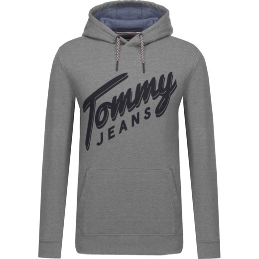 Bluza męska Tommy Jeans szara w stylu młodzieżowym 