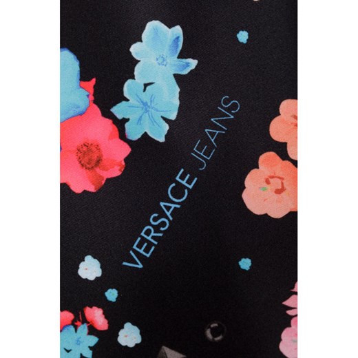 Kurtka damska wielokolorowa Versace Jeans na wiosnę krótka 