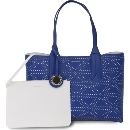 Shopper bag Emporio Armani elegancka duża bez dodatków 