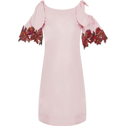 Sukienka Pinko z krótkim rękawem różowa midi 
