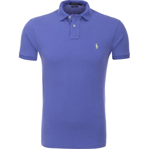 T-shirt męski Polo Ralph Lauren niebieski z krótkim rękawem 