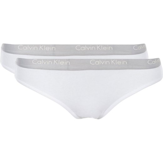 Majtki damskie Calvin Klein Underwear z nadrukami białe 
