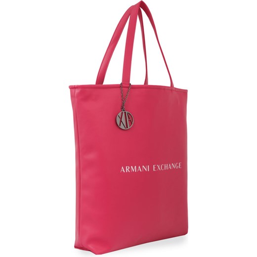 Armani shopper bag z nadrukiem bez dodatków młodzieżowa na ramię 