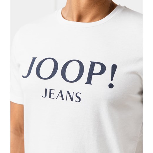 T-shirt męski biały Joop! Jeans z napisami 