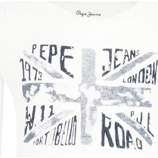 T-shirt chłopięce Pepe Jeans z nadrukami z długim rękawem 