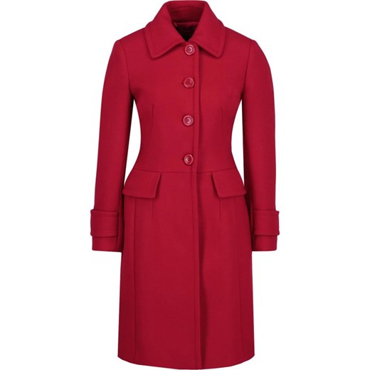 Max & Co. płaszcz damski czerwony wełniany 