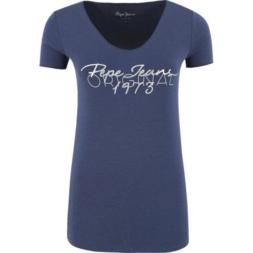 Pepe Jeans London T-shirt Jane | Slim Fit Pepe Jeans  XS okazja Gomez Fashion Store 