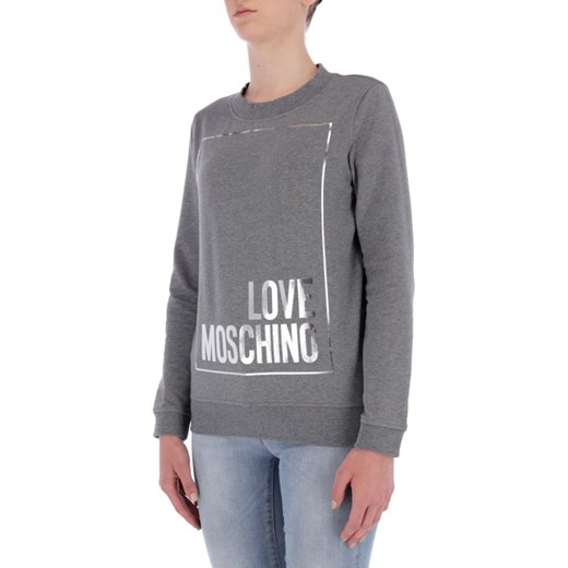 Bluza damska Love Moschino z napisami krótka 