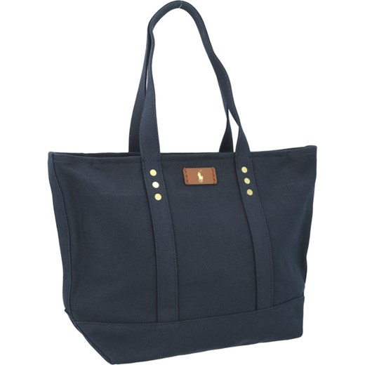 Shopper bag Polo Ralph Lauren elegancka duża bez dodatków 