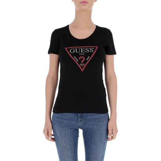 Guess Jeans T-shirt SS CN BASIC TRIANGLE | Slim Fit  Guess Jeans XS Gomez Fashion Store okazja 
