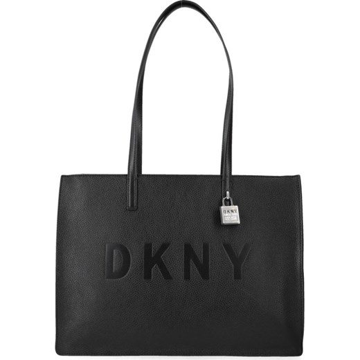 Shopper bag Dkny skórzana na ramię duża elegancka 