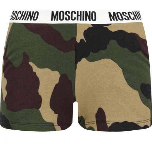 Moschino Underwear szorty jesienne we wzór moro 
