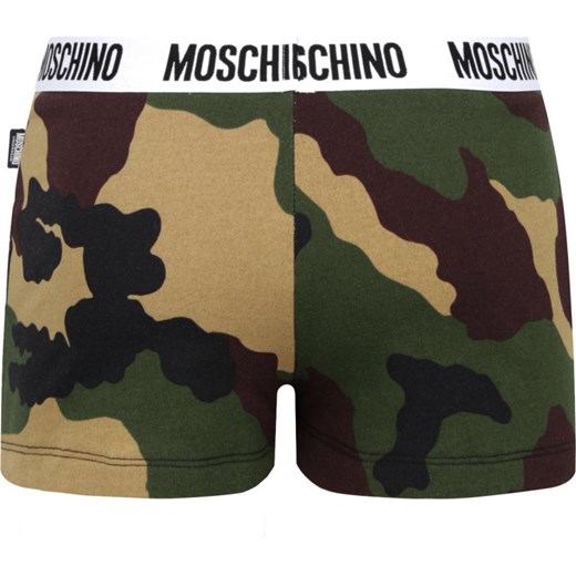 Szorty Moschino Underwear we wzór moro 