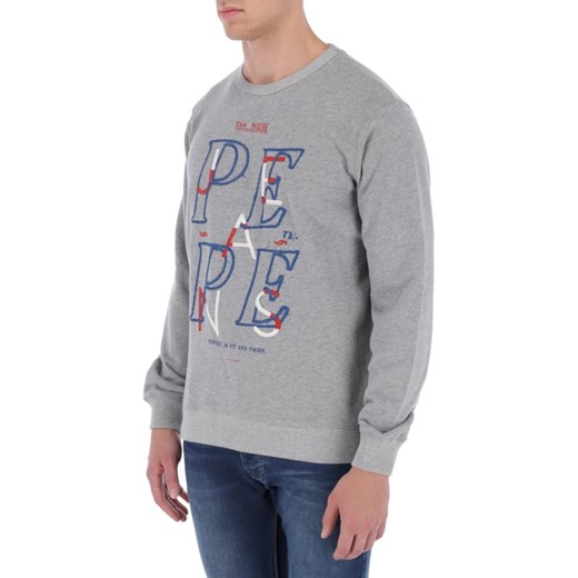 Bluza męska Pepe Jeans z napisami jesienna 