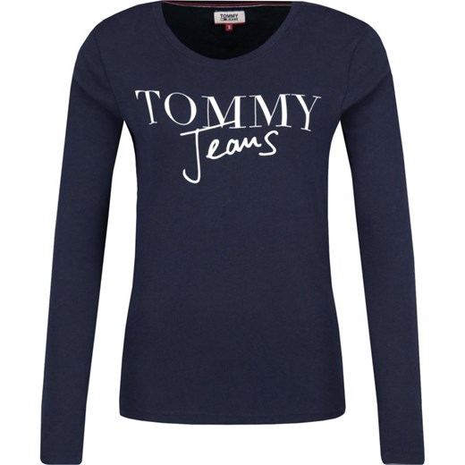 Bluzka damska Tommy Jeans z okrągłym dekoltem 