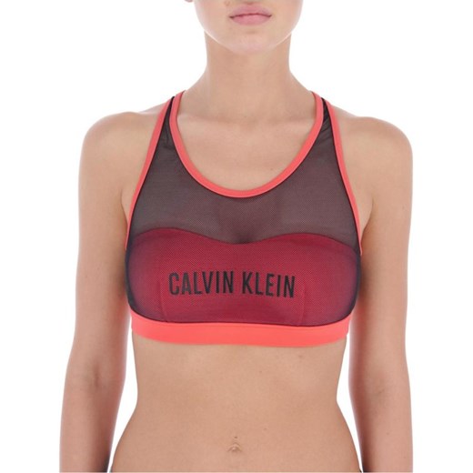 Biustonosz Calvin Klein w sportowym stylu z napisami 