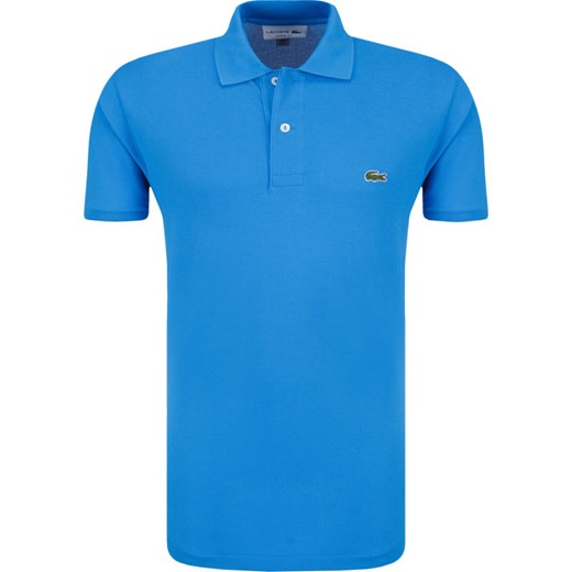T-shirt męski Lacoste niebieski z krótkim rękawem 
