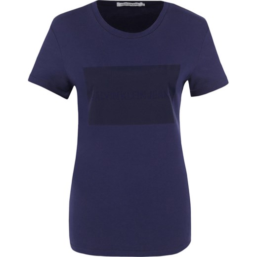 Calvin Klein Jeans T-shirt INSTITUTIONAL SATIN | Regular Fit Calvin Klein  S wyprzedaż Gomez Fashion Store 