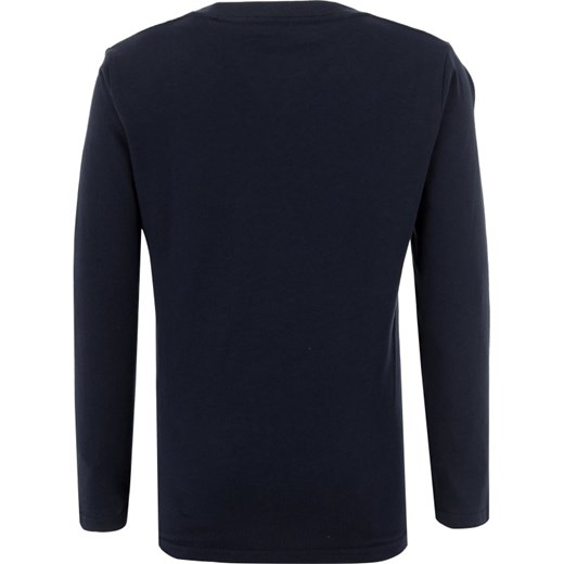 T-shirt męski Pepe Jeans młodzieżowy na wiosnę z bawełny z napisami z długim rękawem
