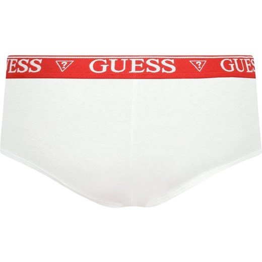 Majtki damskie białe Guess Underwear z napisem 
