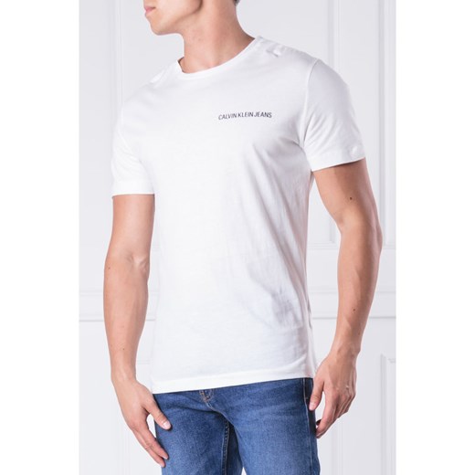T-shirt męski Calvin Klein z krótkimi rękawami biały 