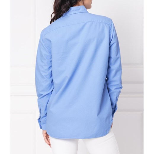 Koszula damska Polo Ralph Lauren elegancka z długim rękawem z aplikacjami  