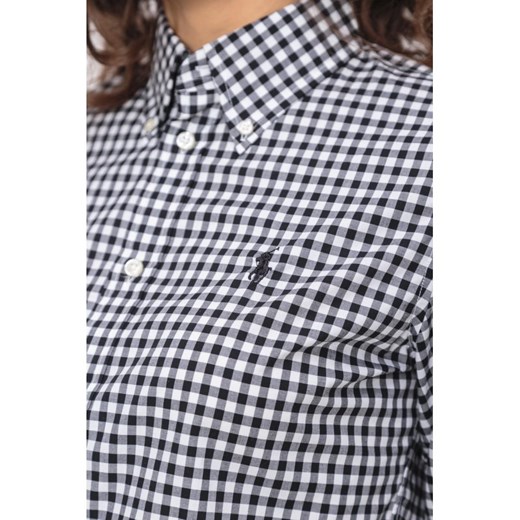 Polo Ralph Lauren koszula damska z kołnierzykiem z długimi rękawami w kratkę 