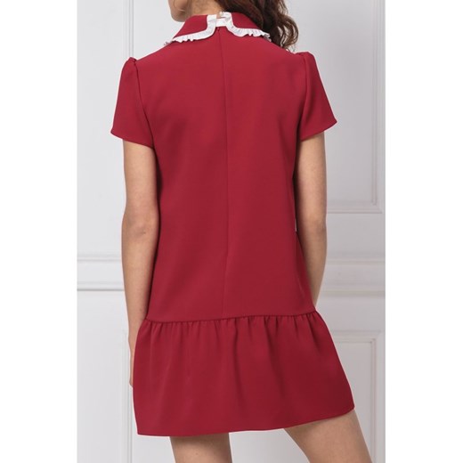 Sukienka Red Valentino z krótkimi rękawami midi 