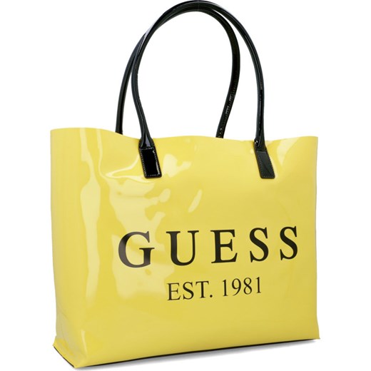 Shopper bag Guess Underwear duża na ramię młodzieżowa bez dodatków 