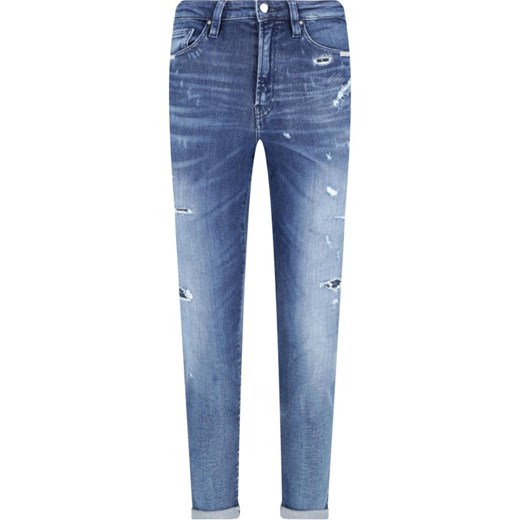 Niebieskie jeansy damskie Guess Jeans w miejskim stylu 