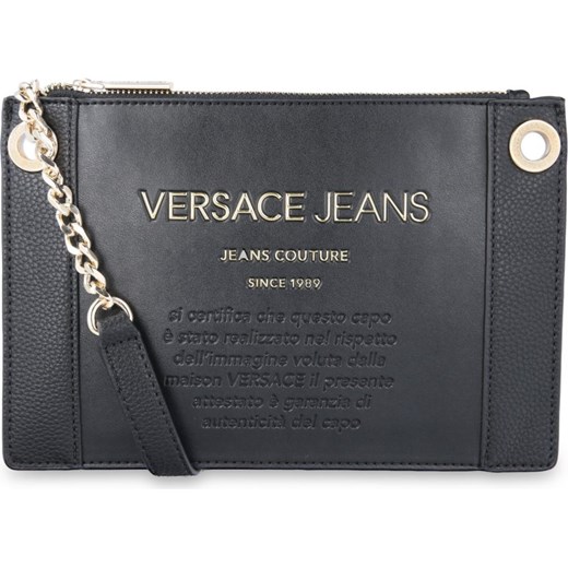 Listonoszka czarna Versace Jeans bez dodatków średnia 