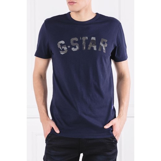 T-shirt męski G-Star Raw z krótkimi rękawami w stylu młodzieżowym 