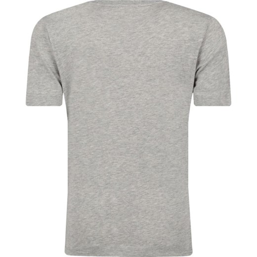 T-shirt chłopięce szary Emporio Armani z krótkim rękawem 