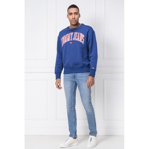 Tommy Jeans Bluza CLEAN COLLEGIATE CREW | Relaxed fit  Tommy Jeans M promocyjna cena Gomez Fashion Store 