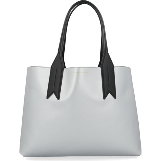 Shopper bag Emporio Armani matowa elegancka bez dodatków 