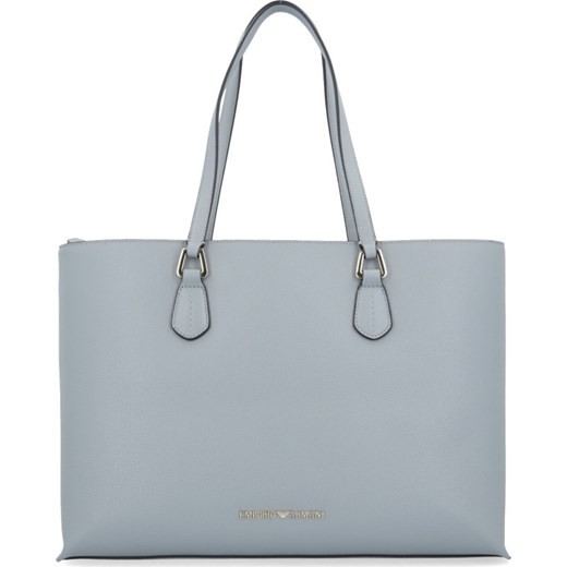 Shopper bag Emporio Armani elegancka matowa na ramię 