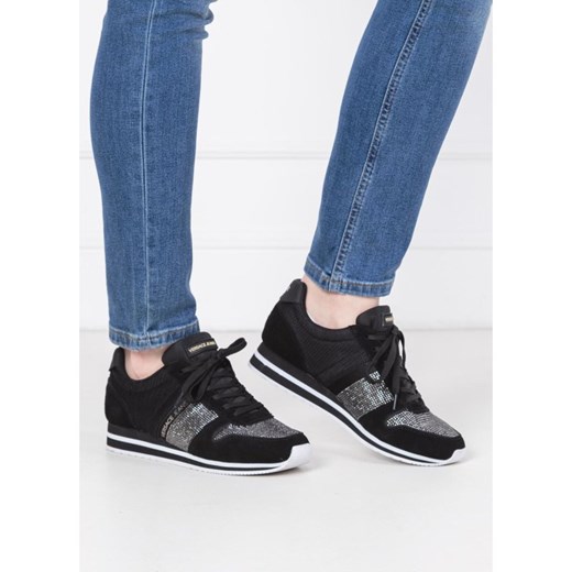 Buty sportowe damskie Versace Jeans do siatkówki adidas stella mccartney bez wzorów płaskie 