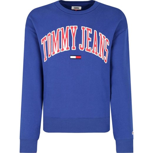 Tommy Jeans Bluza CLEAN COLLEGIATE CREW | Relaxed fit  Tommy Jeans L okazja Gomez Fashion Store 