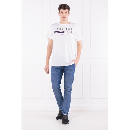 T-shirt męski Pepe Jeans młodzieżowy z krótkim rękawem 