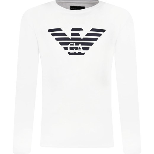 T-shirt chłopięce Emporio Armani z krótkim rękawem na wiosnę z nadrukami 