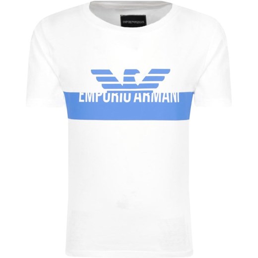 T-shirt chłopięce Emporio Armani biały 