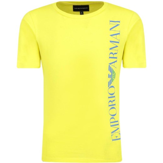 T-shirt chłopięce Emporio Armani w nadruki z krótkimi rękawami 