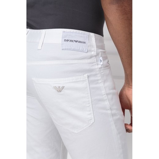 Spodnie męskie białe Emporio Armani 